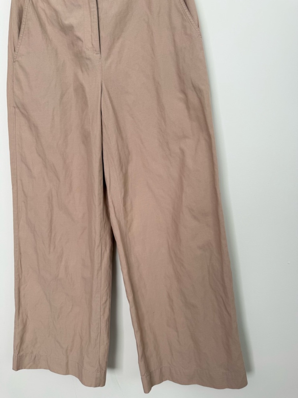 Eileen Fisher Organic Cotton Steel Wide-Leg Pant - Picture 4 of 10